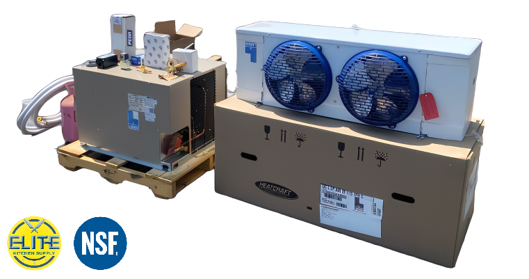 NSF walk in cooler condensing Refrigeration System 1HP – Elite