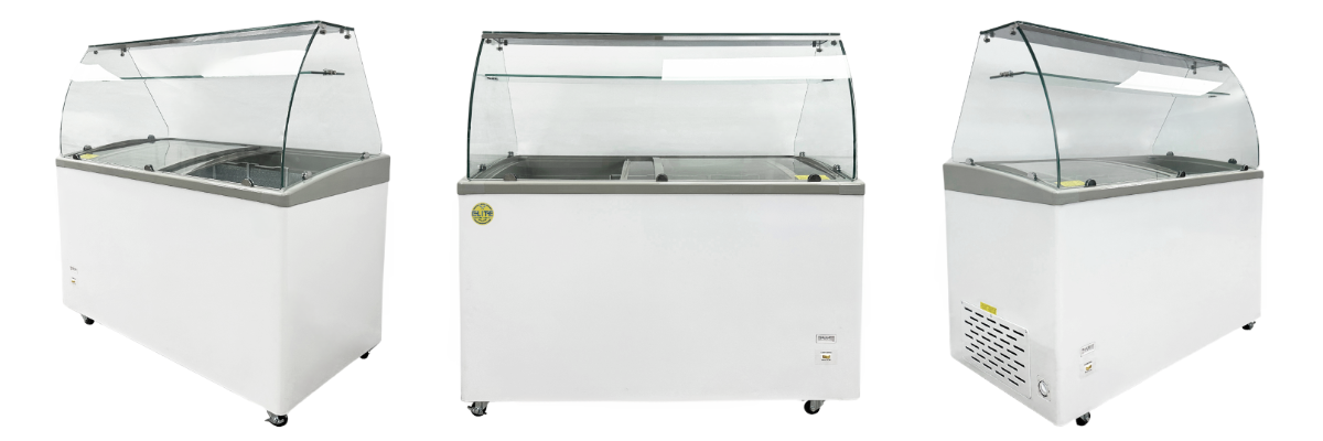 NSF 50 inch Gelato Ice Cream Freezer SD451S with glass – Elite NSF 50 inch Gelato Ice Cream Freezer SD451S with glass – Elite