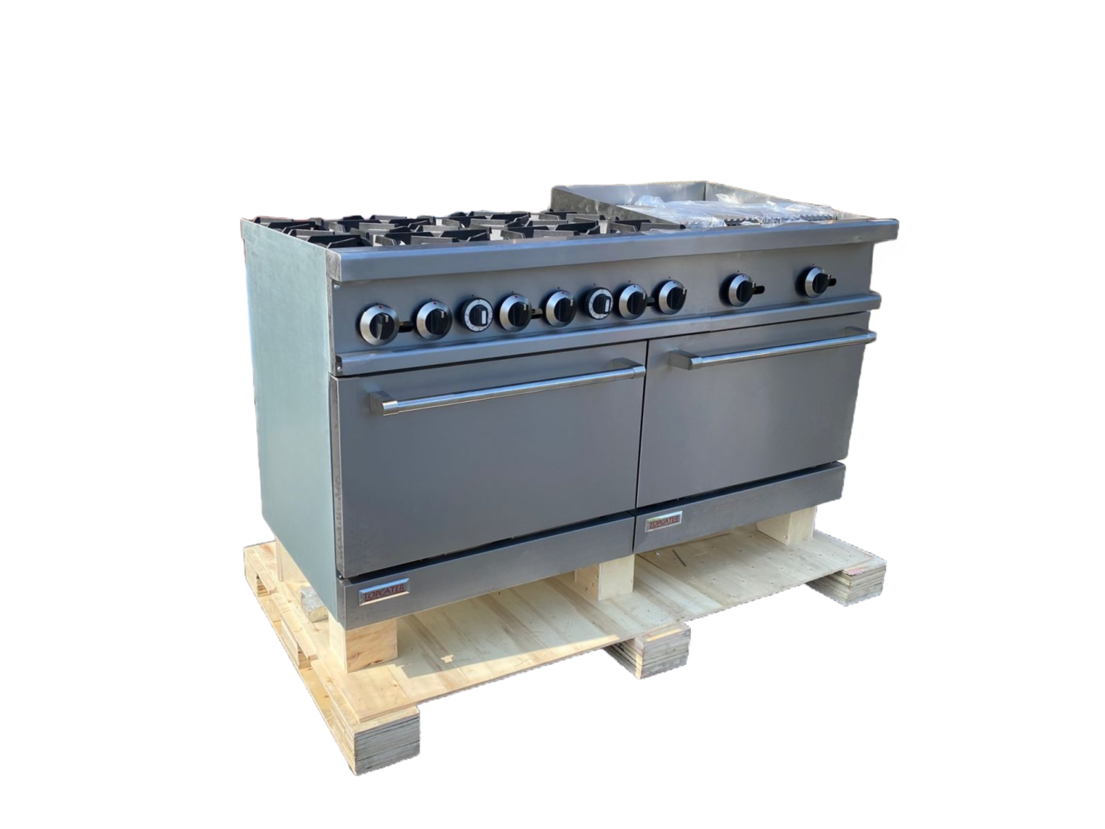 60 inches Hot plate Broiler Oven Range NSF CD-R6-24CB