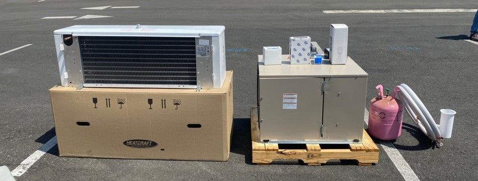 NSF walk in cooler condensing Refrigeration System 1HP