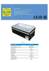 83 inches Frozen Meat Food Display Freezer NSF CQH22L