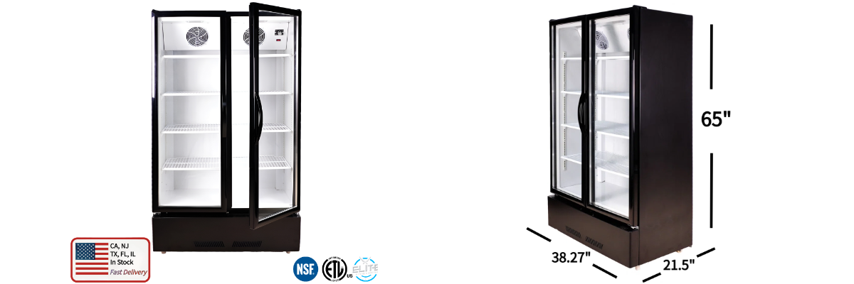 NSF 39 ins Commercial Merchandising door cooler LC-600