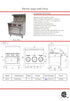 NSF 36"6 Sealed Element Electric Range, 208v 3ph ER36