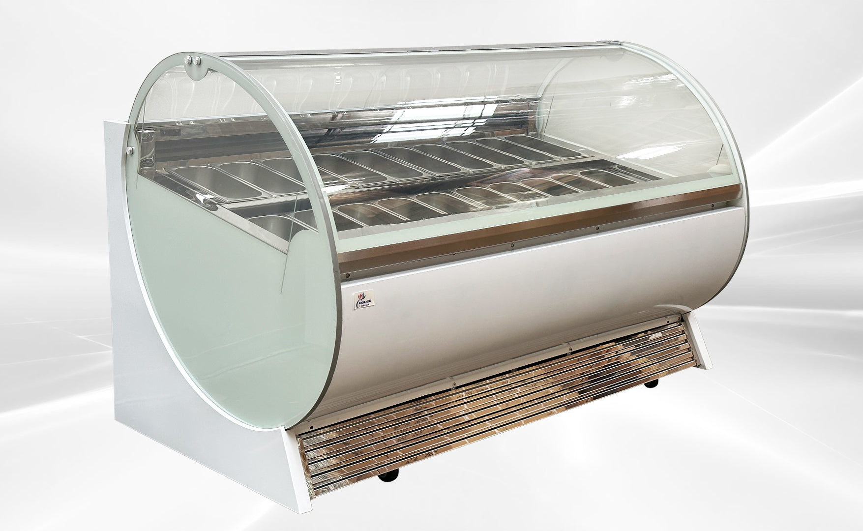 NSF 75 ins 20 pan Gelato Ice Cream Freezer 220v DC-20F