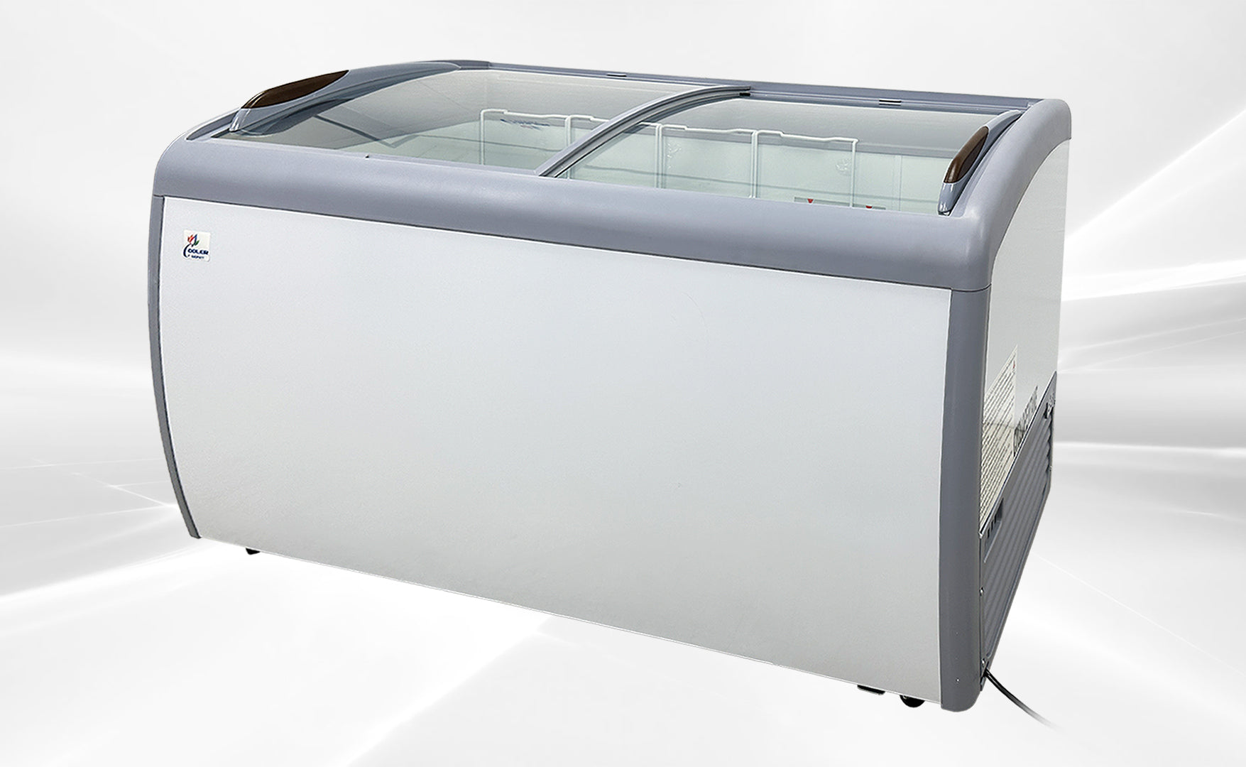 NSF 60 inchs Curved Lid Chest Glass Freezer XS-460YXL