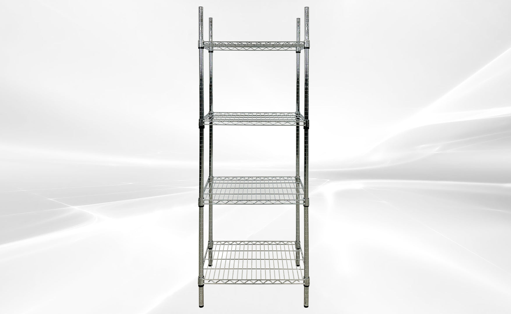 NSF H71xW24xD18 4 Tier Wire Shelving