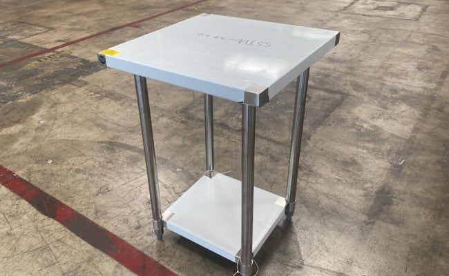 All Stainless Steel Table NSF 24W x 24D x34H inches