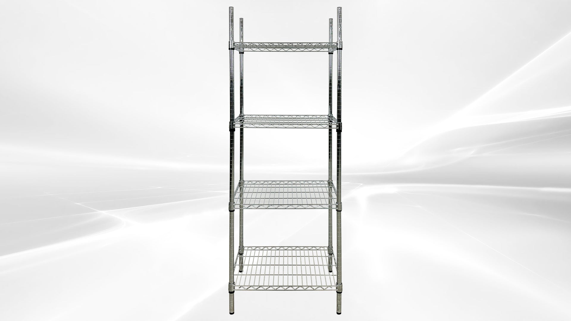 NSF H71xW24xD18 4 Tier Wire Shelving