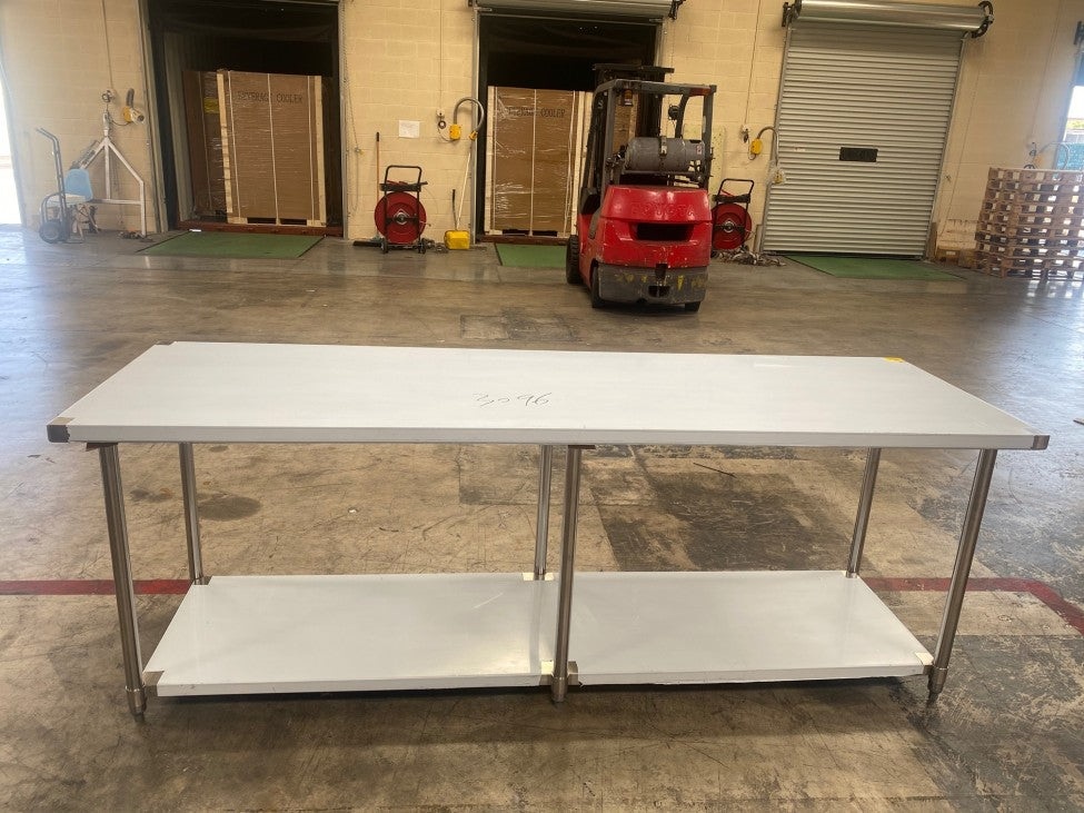 All Stainless Steel Table NSF 96W x 30D x34H inches