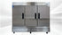 NSF Reach In Three Door Refrigerator SS interior D83R