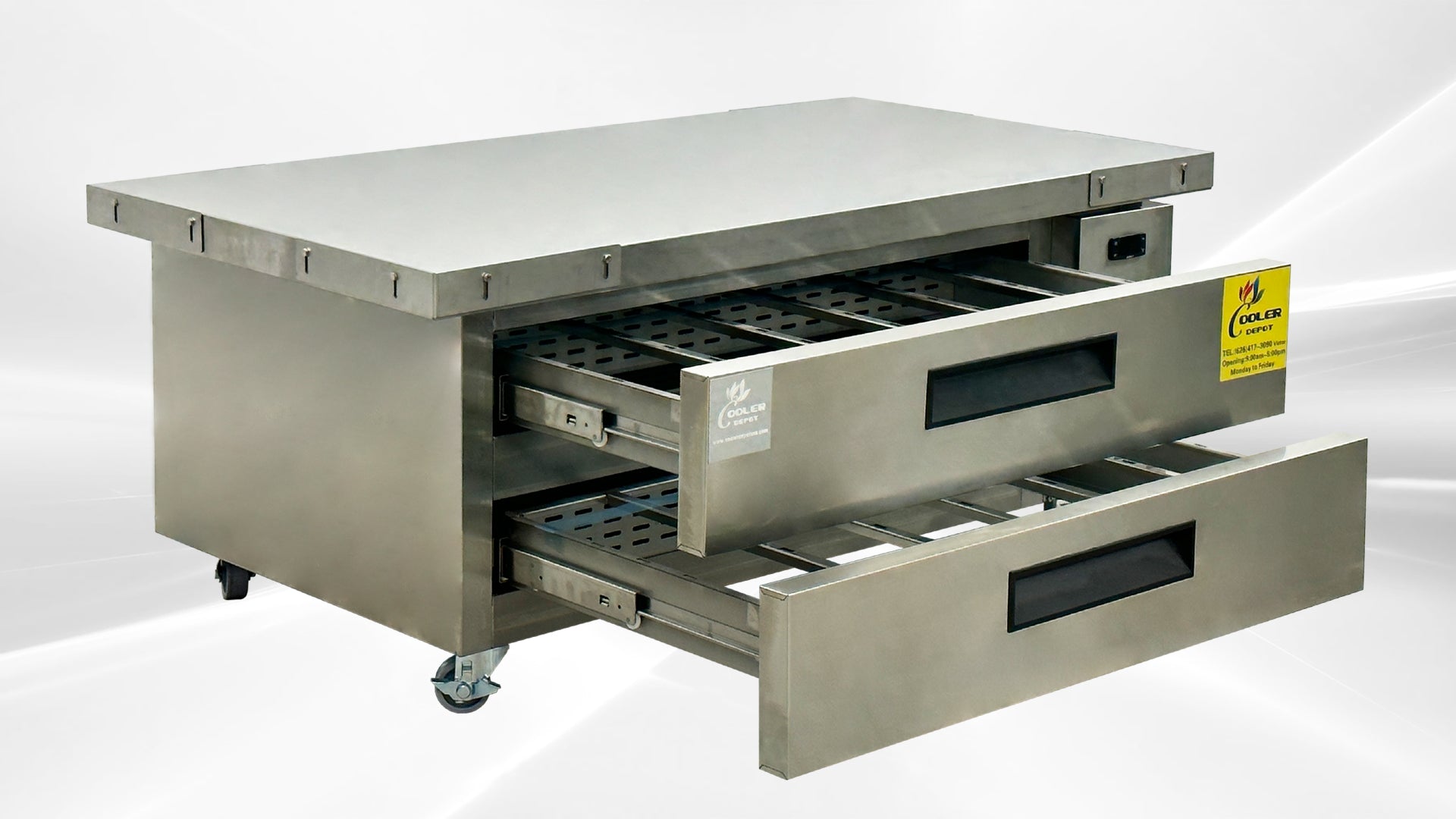 NSF 60 ins 2 Drawer Refrigerated Chef Base CCB52-60