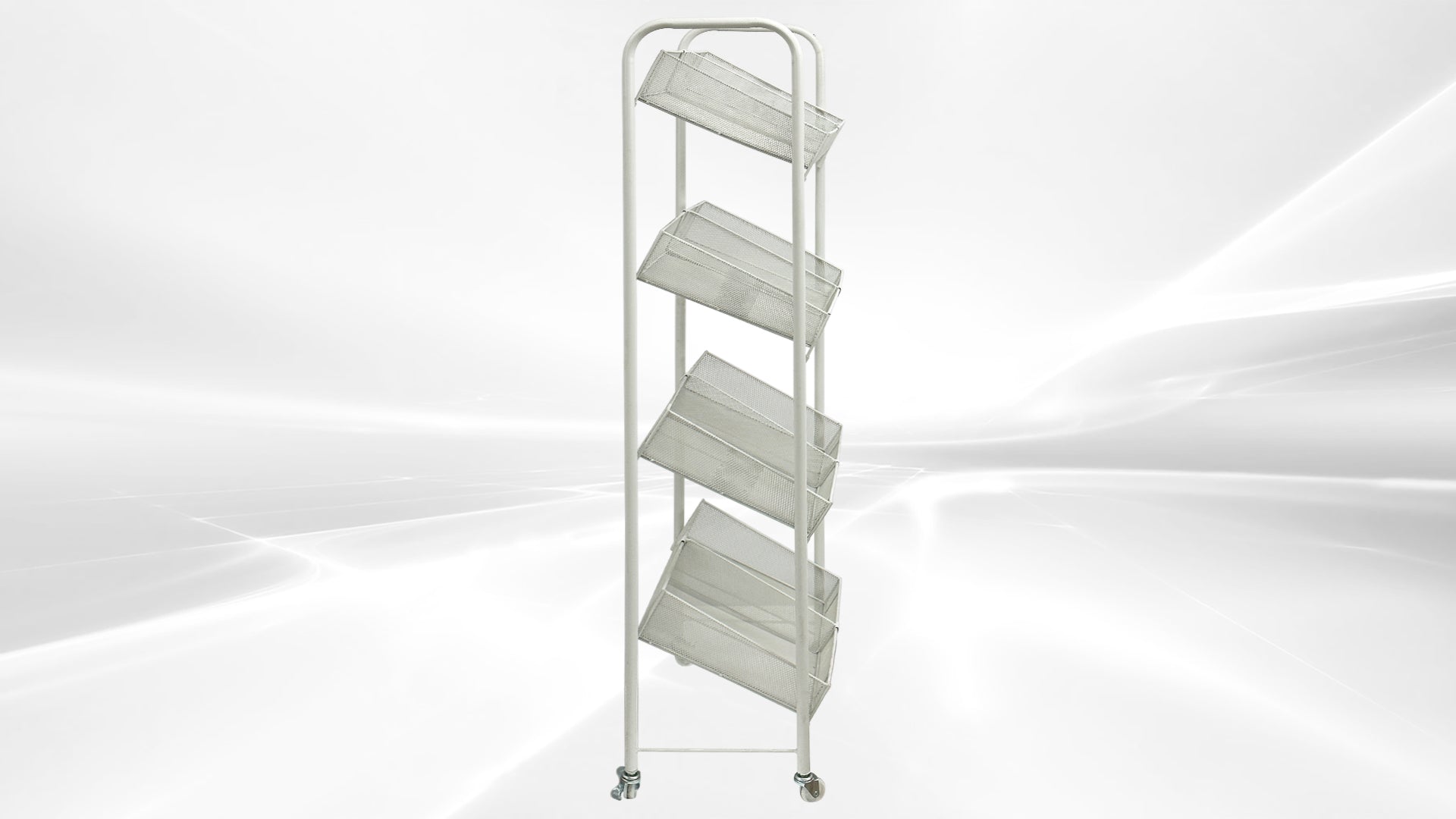 4-Tier Metal Wire Retail Floor Display Candy Rack DW4