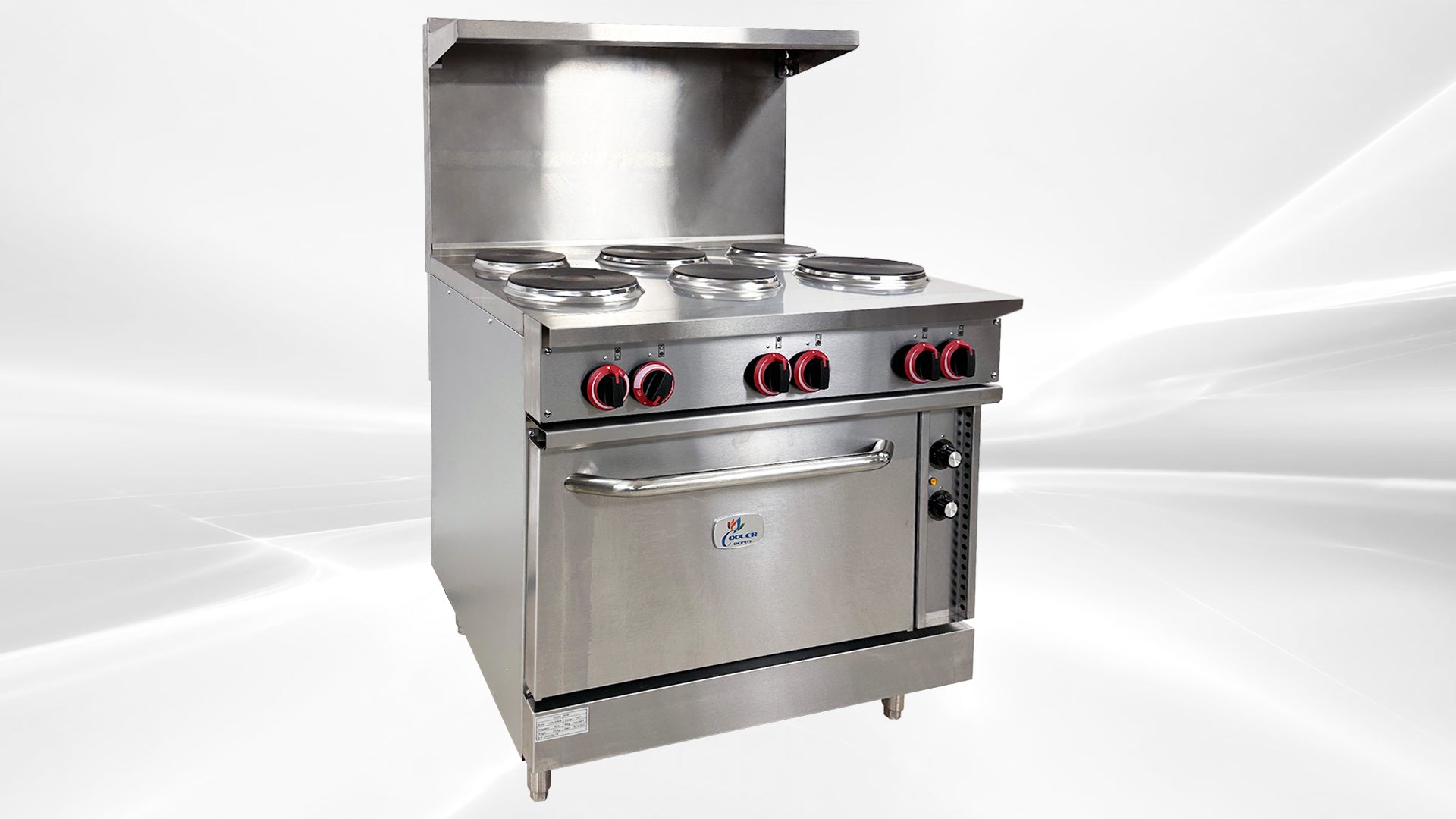 NSF 36"6 Sealed Element Electric Range, 208v 3ph ER36