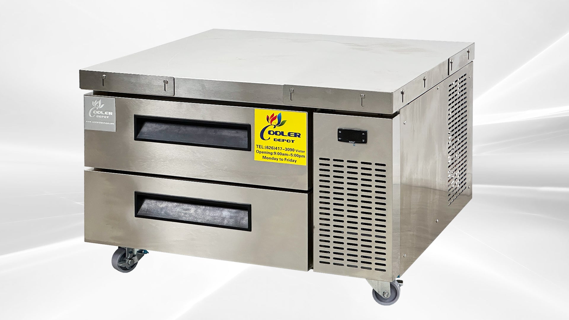 NSF 2 Drawer Refrigerated Chef Base CCB36