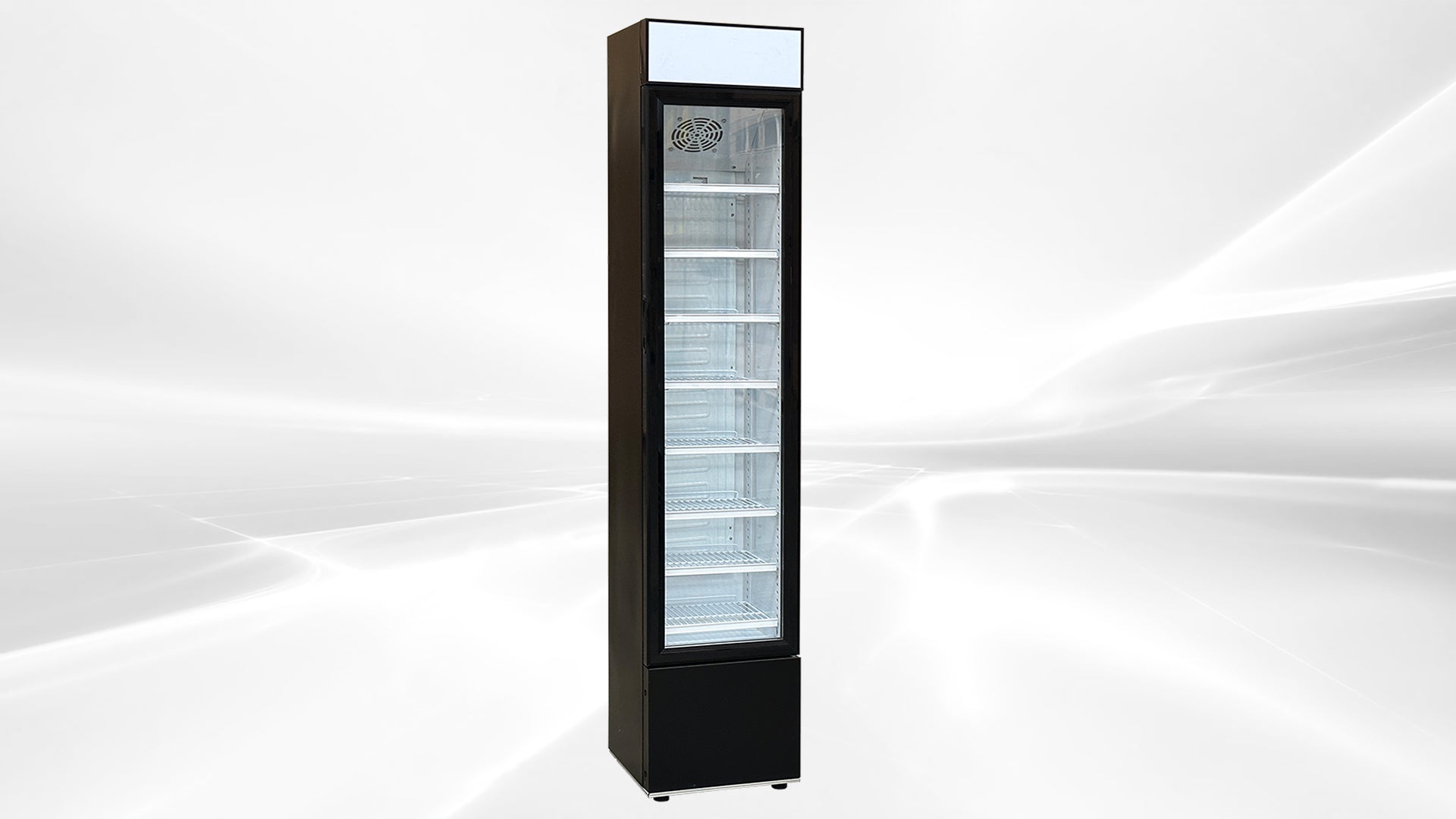 NSF Commercial Narrow glass door refrigerator SC105B