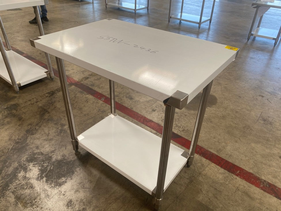 All Stainless Steel Table NSF 36W x 24D x34H inches