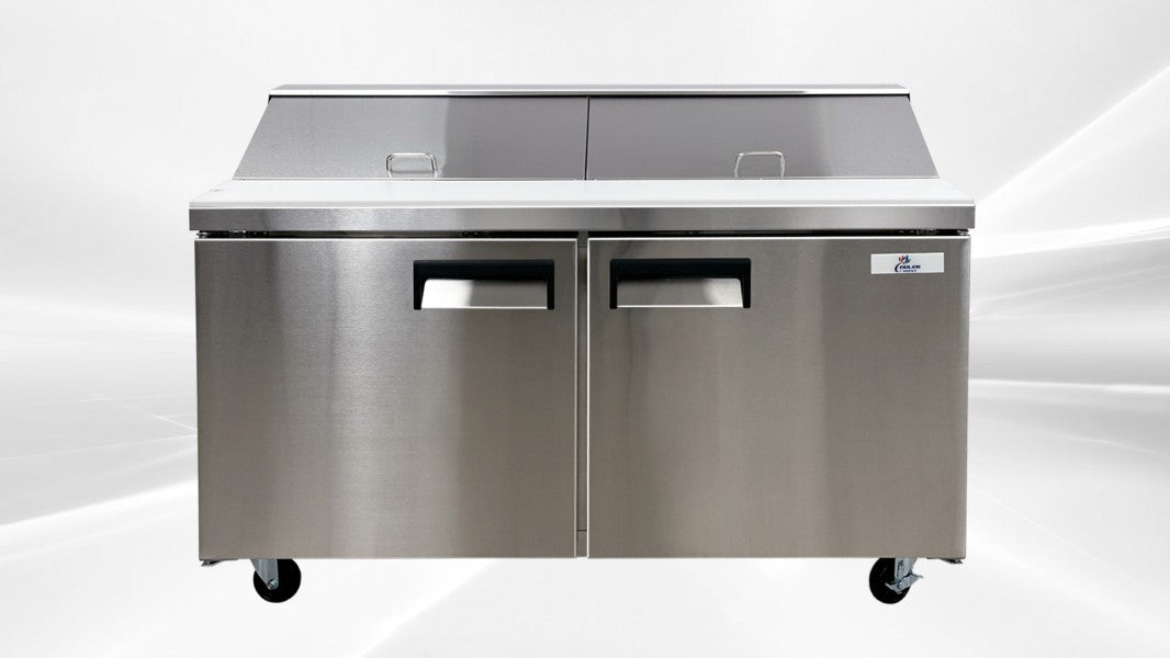 60 inches top two door Sandwich Prep Table NSF SCL2-60-E