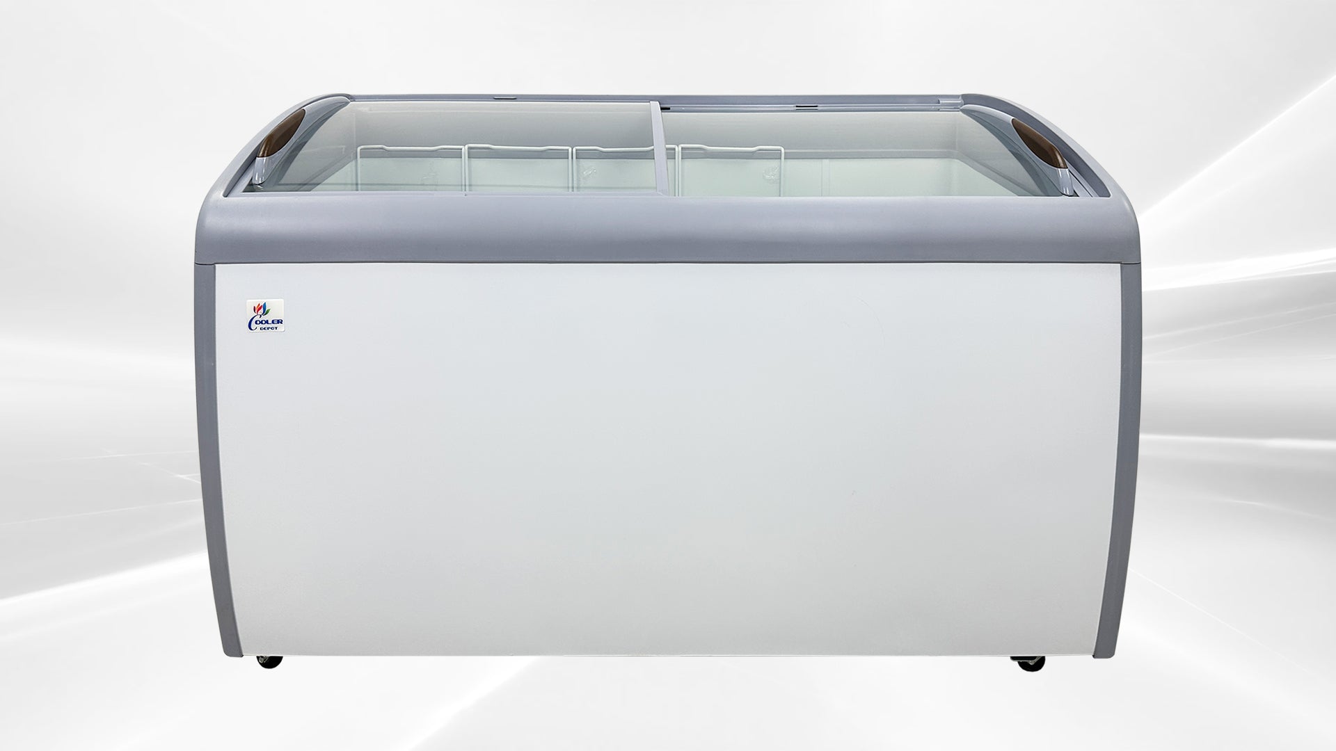 NSF 60 inchs Curved Lid Chest Glass Freezer XS-460YXL