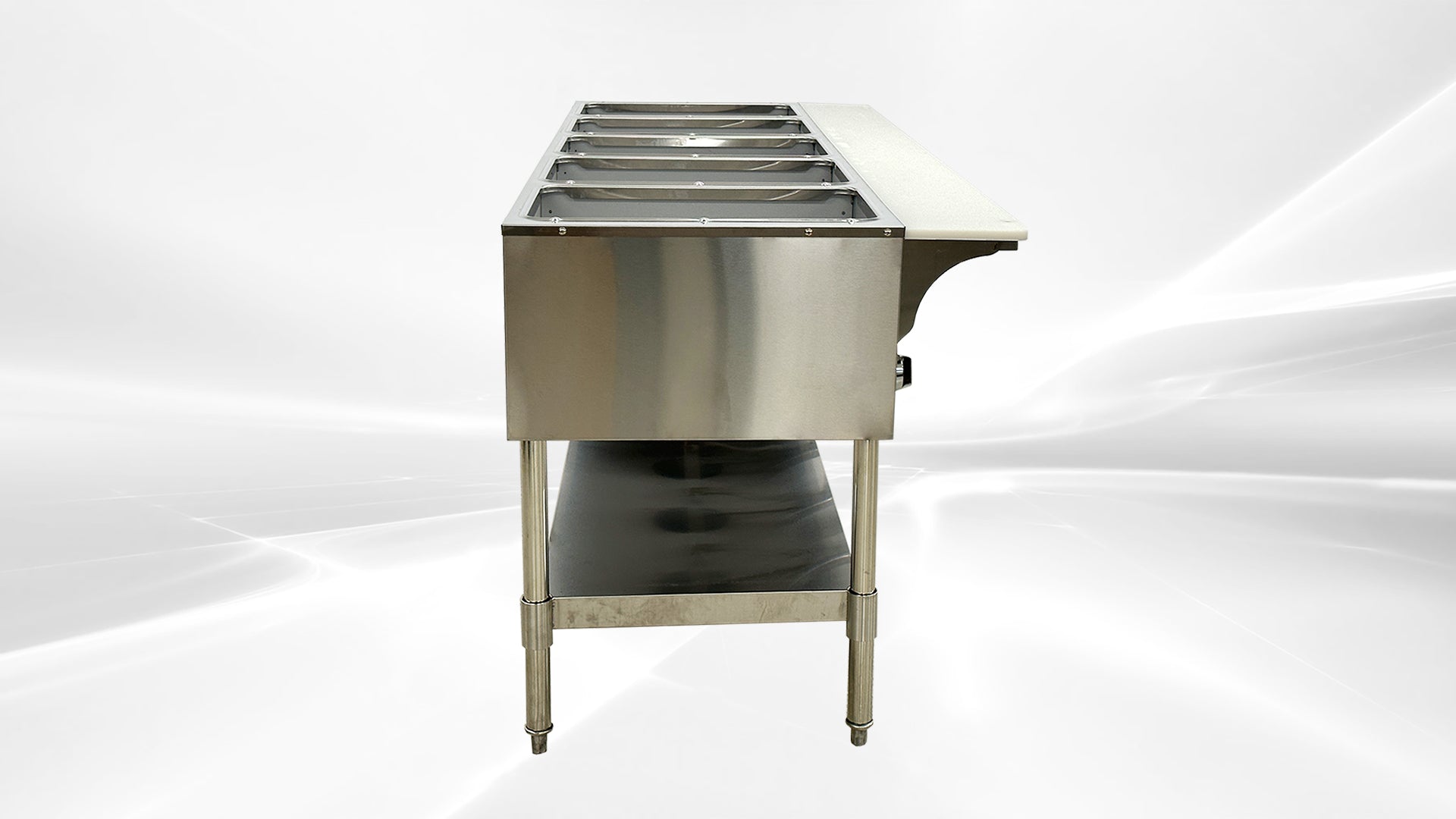 steam table 5 pan warmer sneeze guard NSF GBM-5