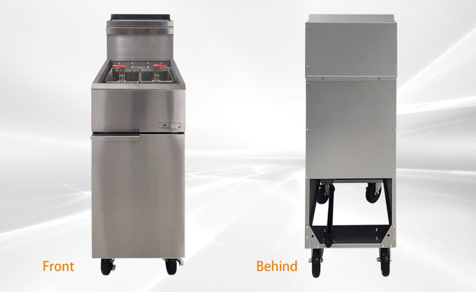 40 lbs NSF Propane Deep fryer HFRF-90-LPG