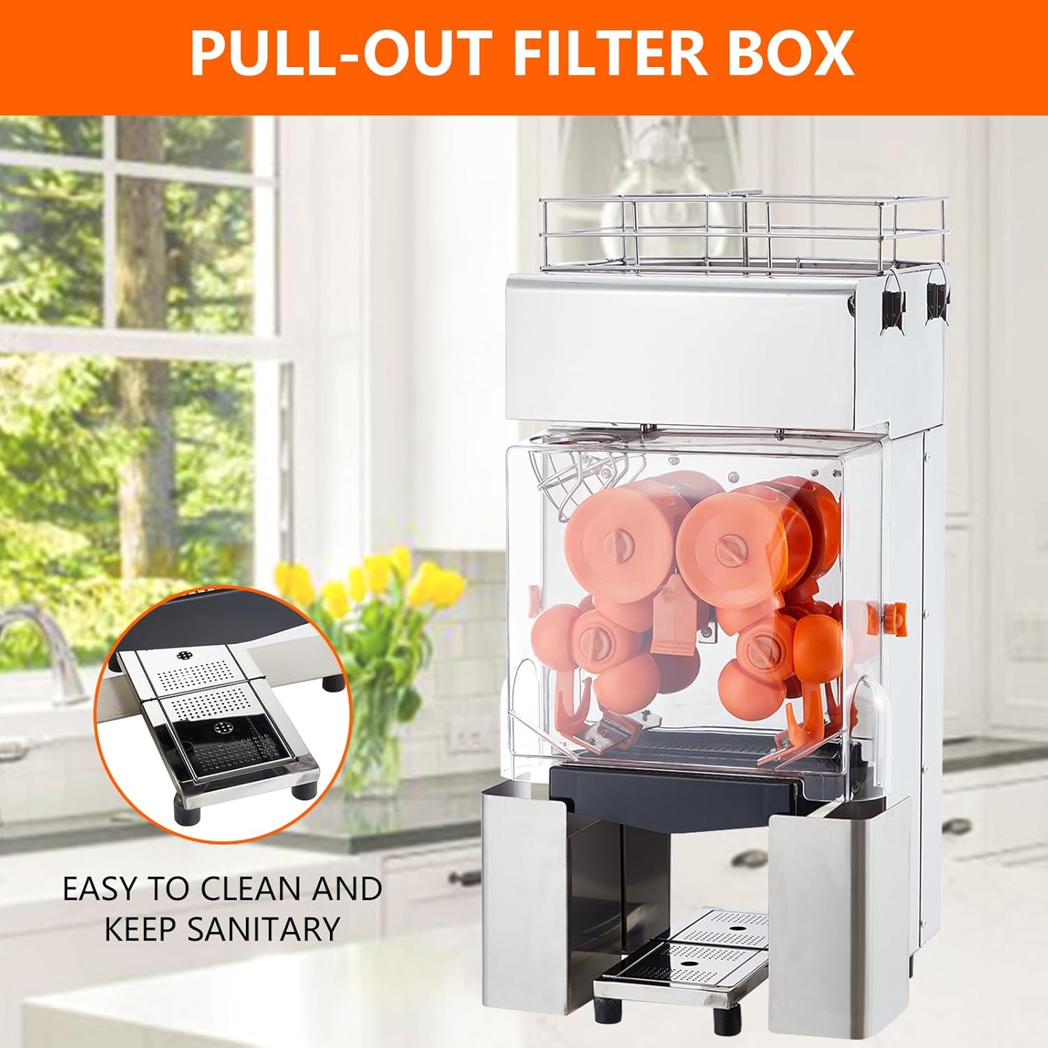NSF Commercial Orange Juicer Squeezer Extractor Machine 2000E-2