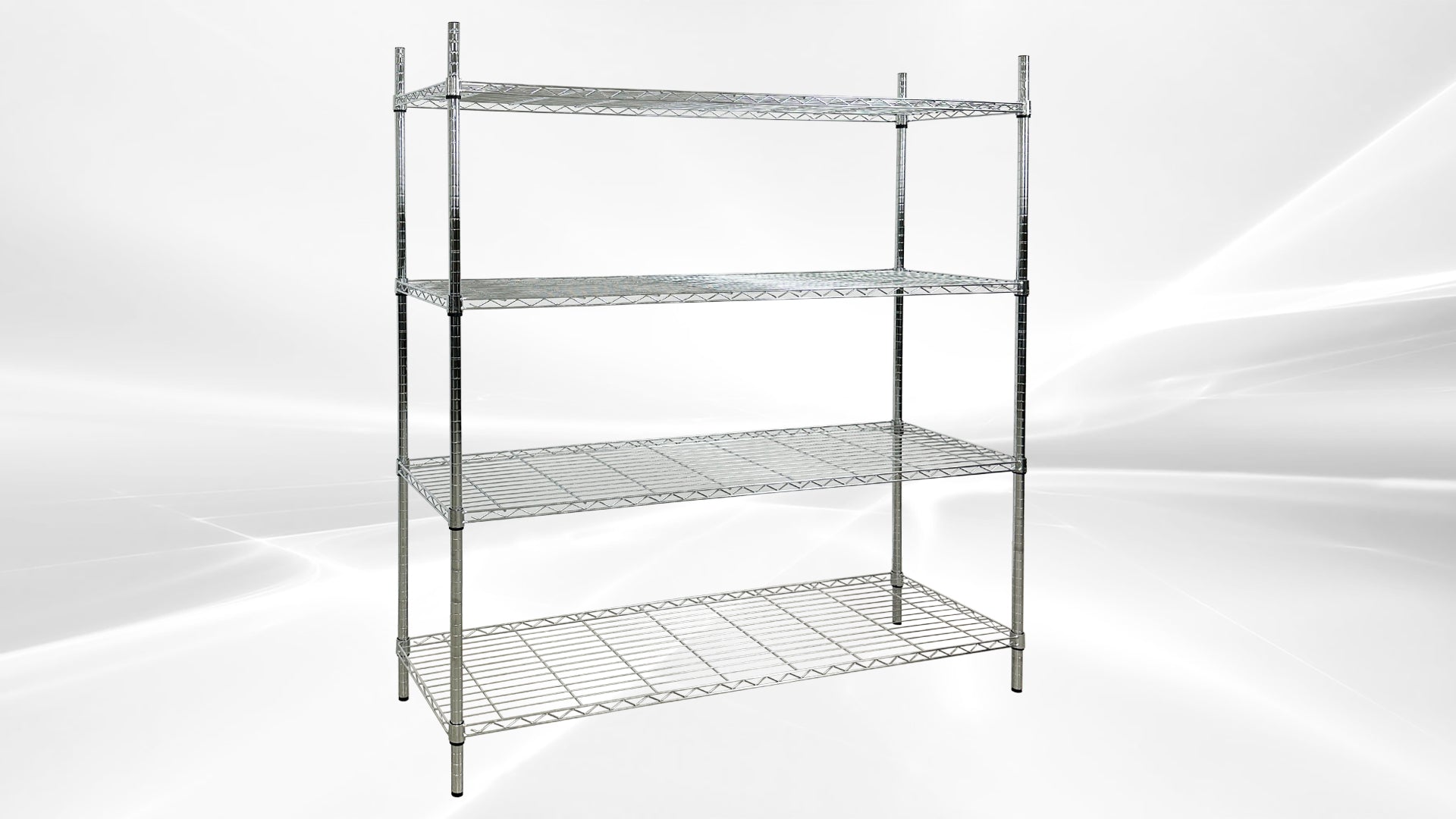 NSF H71xW60xD18 4 Tier Wire Shelving