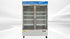 NSF 53 ins Two glass door freezer SS door D1.2BM2F