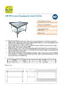 All Stainless Steel Base Equipment Stand NSF SD2848