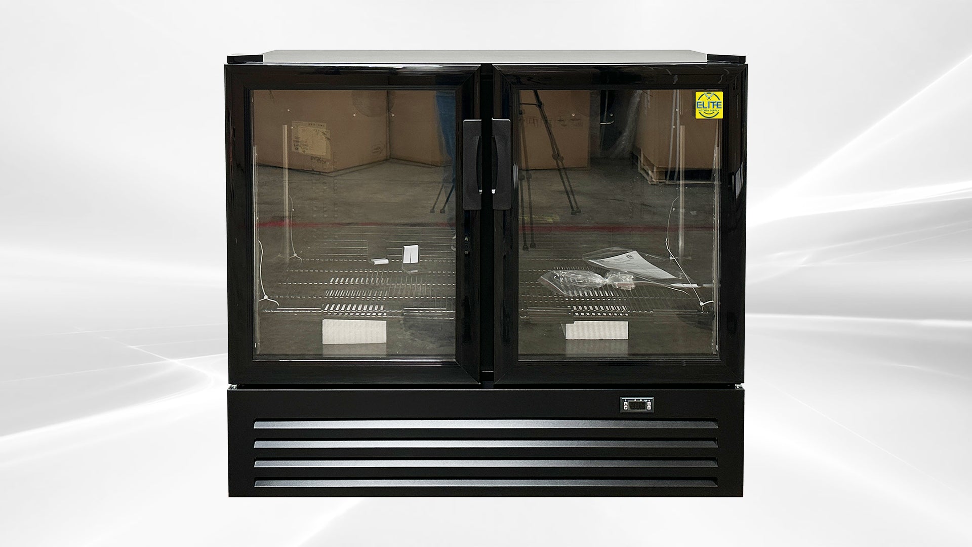 NSF ETL Two Glass Door upright refrigerator GC320