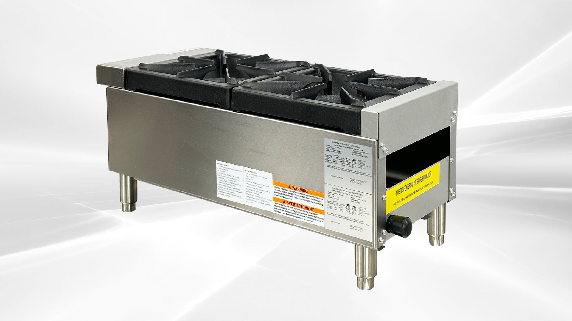 NSF 12 ins two burner hotplate HWS-2