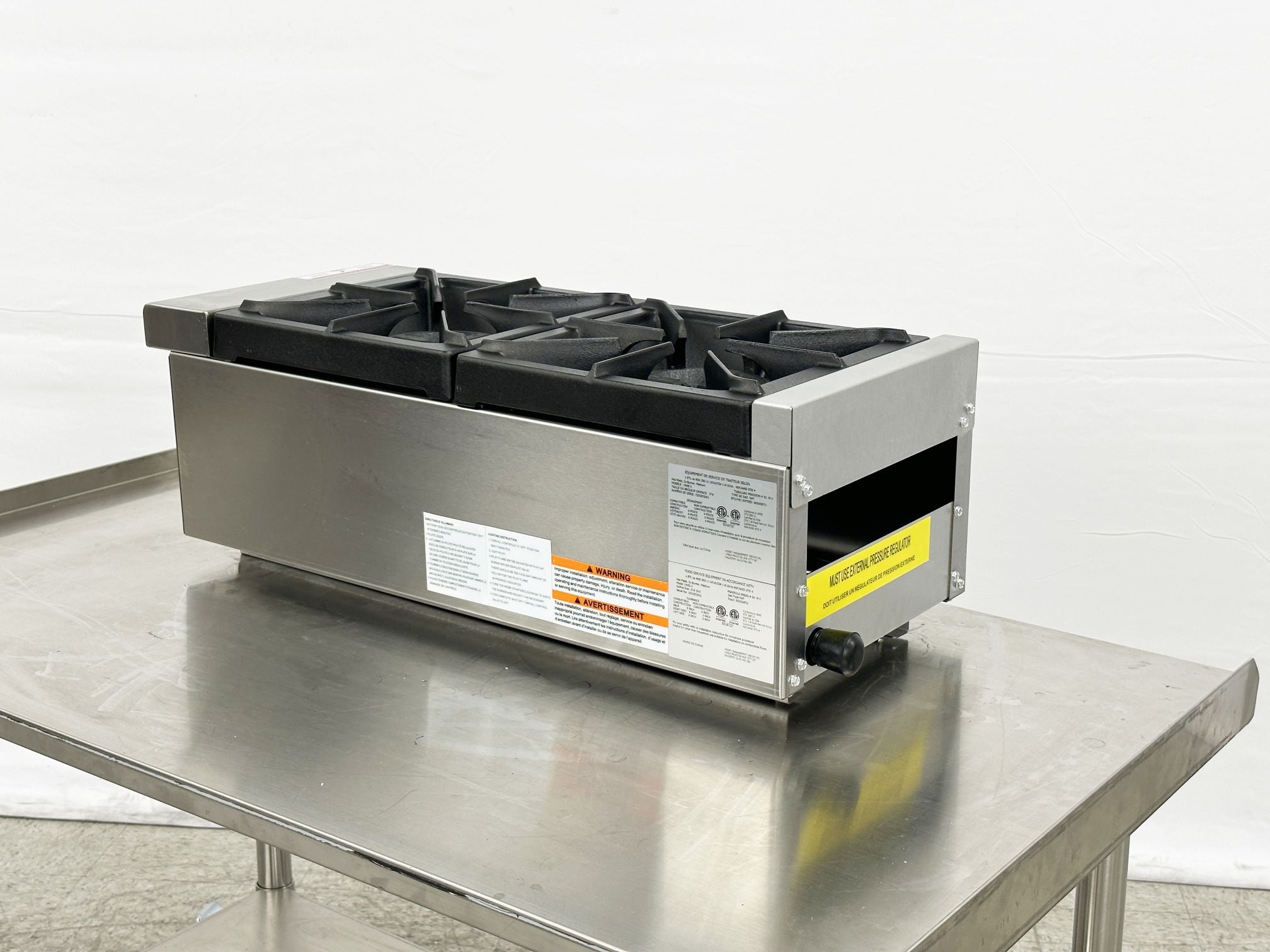 NSF 12 ins two burner hotplate HWS-2