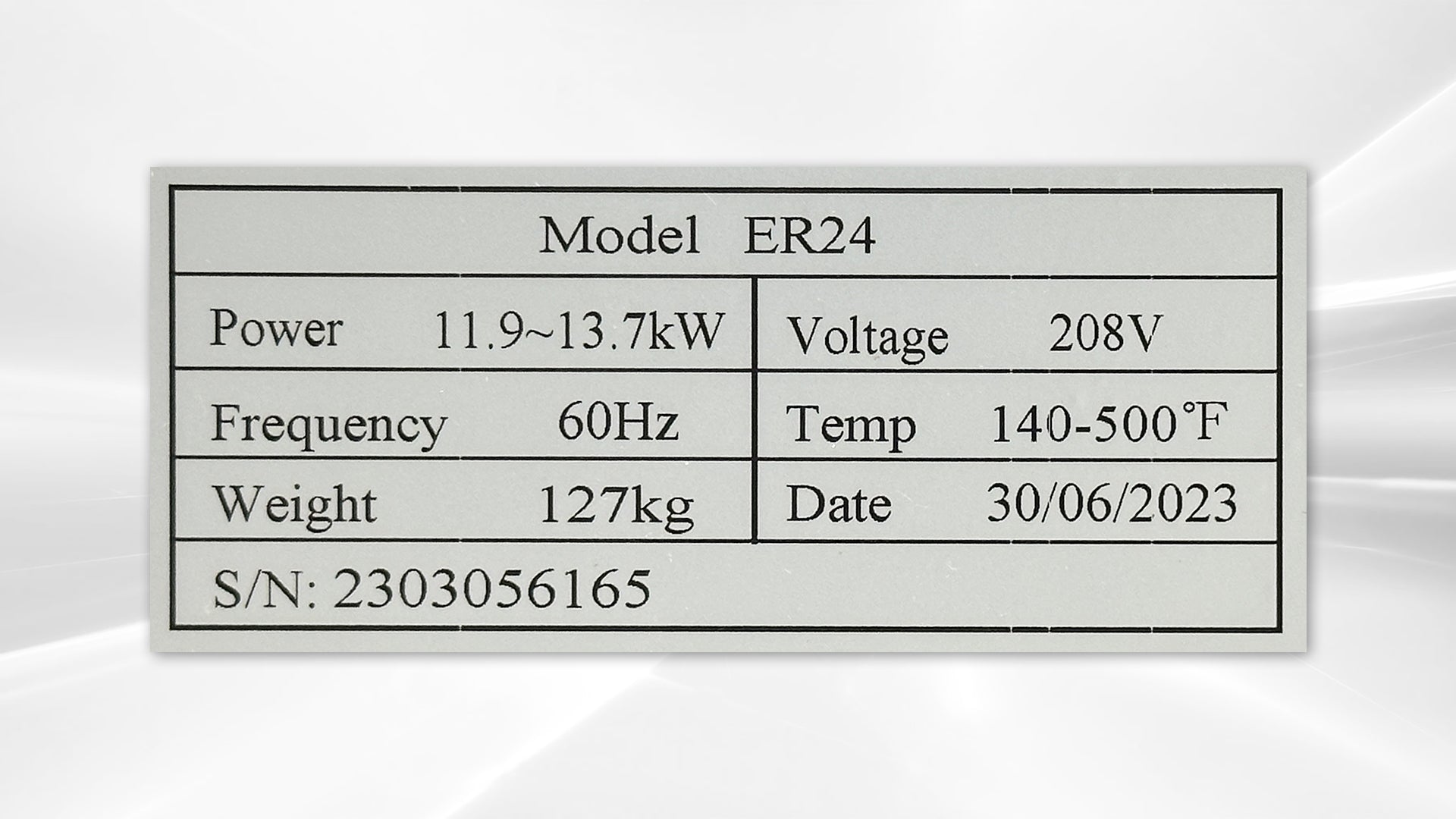 NSF 4 Burner Heavy Duty Electric Hot plate oven ER24