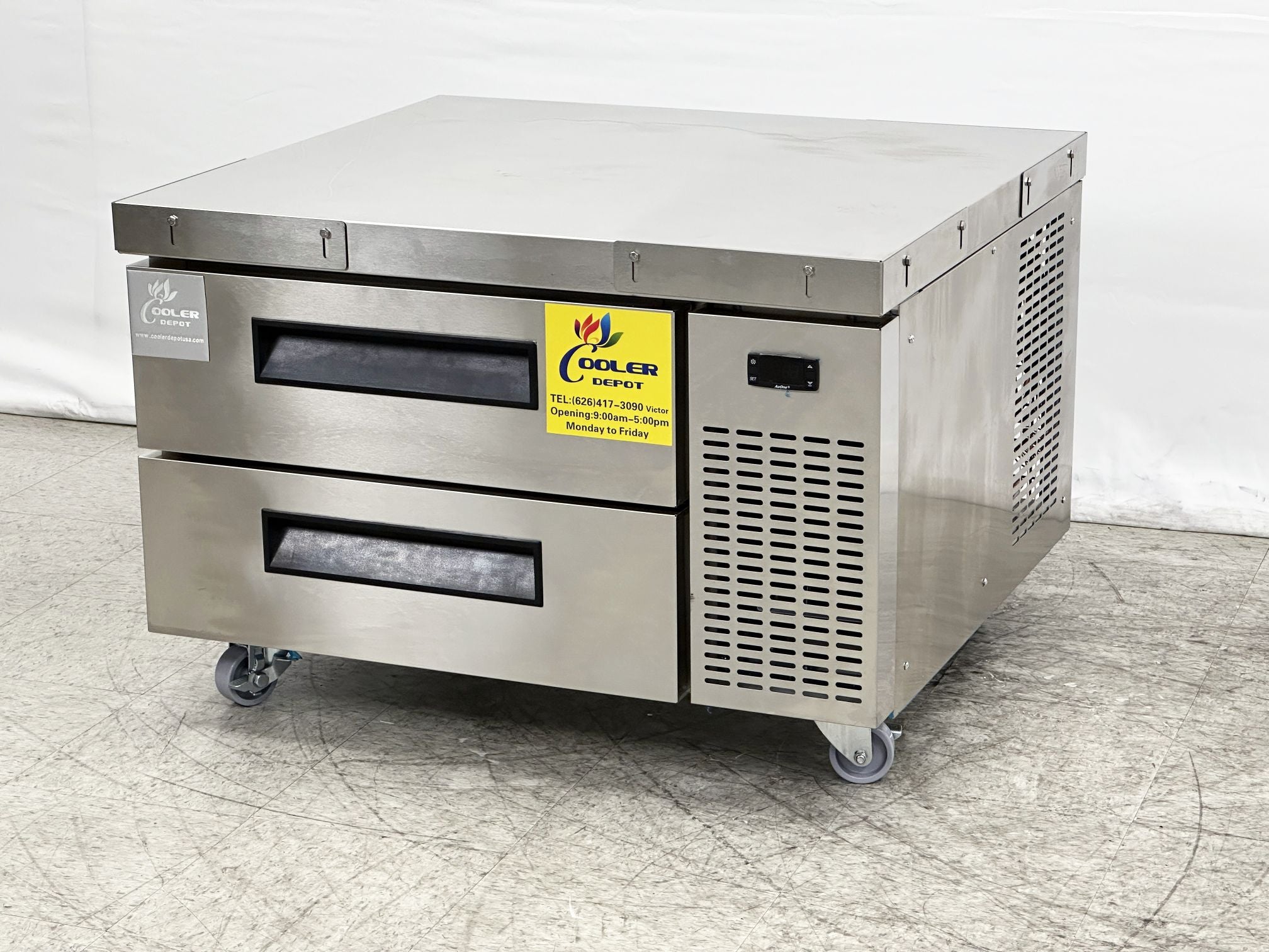 NSF 2 Drawer Refrigerated Chef Base CCB36