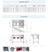 NSF 2 plate warmer and dry steam table NH-2