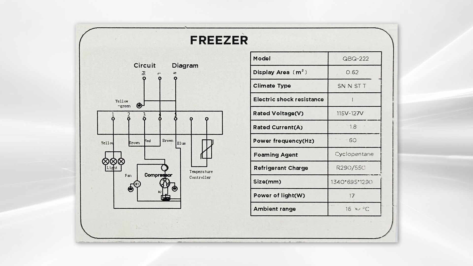 14 pan gelato ice cream freezer BQL-222