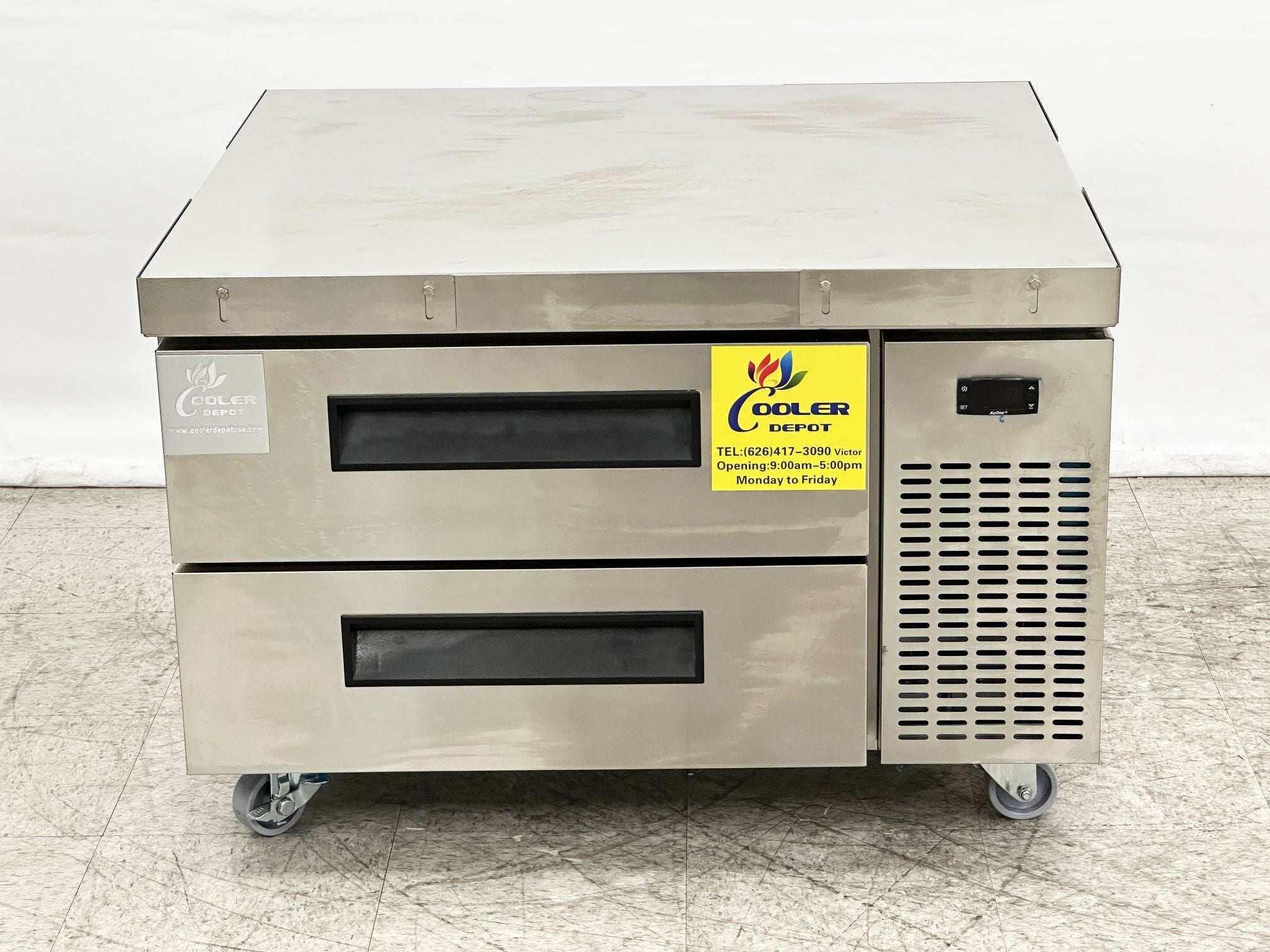 NSF 2 Drawer Refrigerated Chef Base CCB36