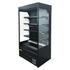 40 in Black Vertical Open Air Display Merchandisers NSF BLF1066