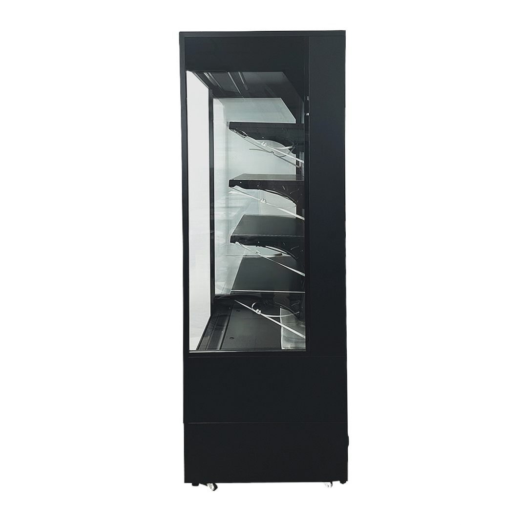 40 in Black Vertical Open Air Display Merchandisers NSF BLF1066