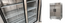 NSF 55 inch 2 Door Reach-in Commercial SS Freezer C55F