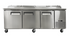 NSF Pizza Prep Table Stainless 3 Doors Refrigerator CD-91PP