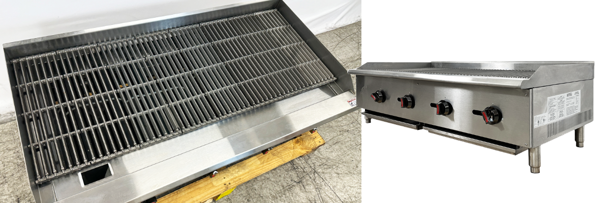 NSF 48 ins gas shish kabab broiler SSK48