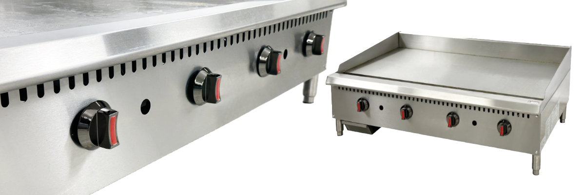 NSF 48 Manual griddle gas LP CD-MG48