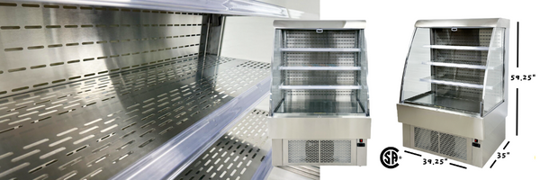 NSF 40 ins open air Merchandiser Grab Go refrigerator CF-380