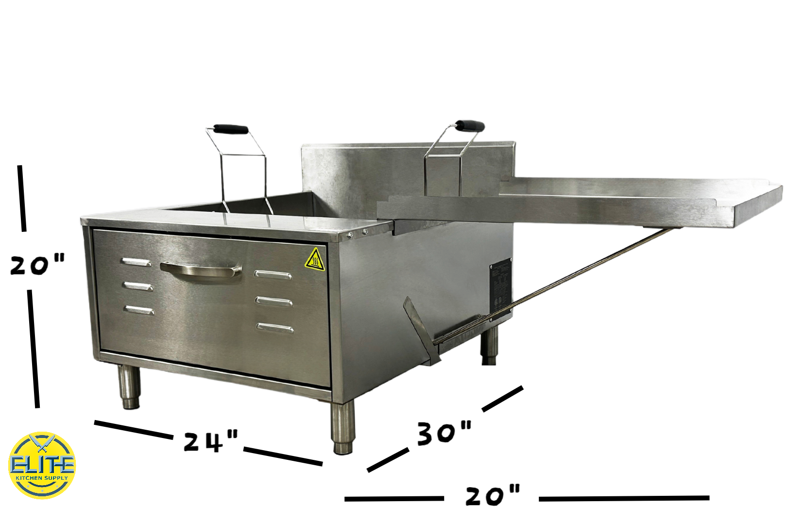 NSF Flat Bottom Funnel Cake Donut Donuts Fryer CTF-2R