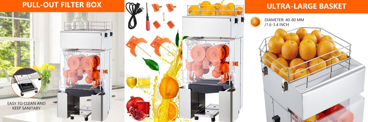 NSF Commercial Orange Juicer Squeezer Extractor Machine 2000E-2