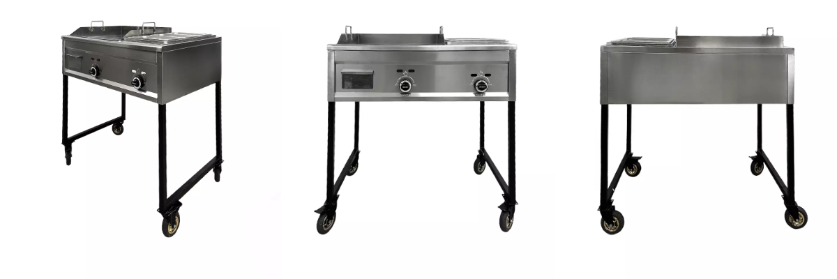 41 ins food cart plancha para tacos,griddle taco carts G24W1