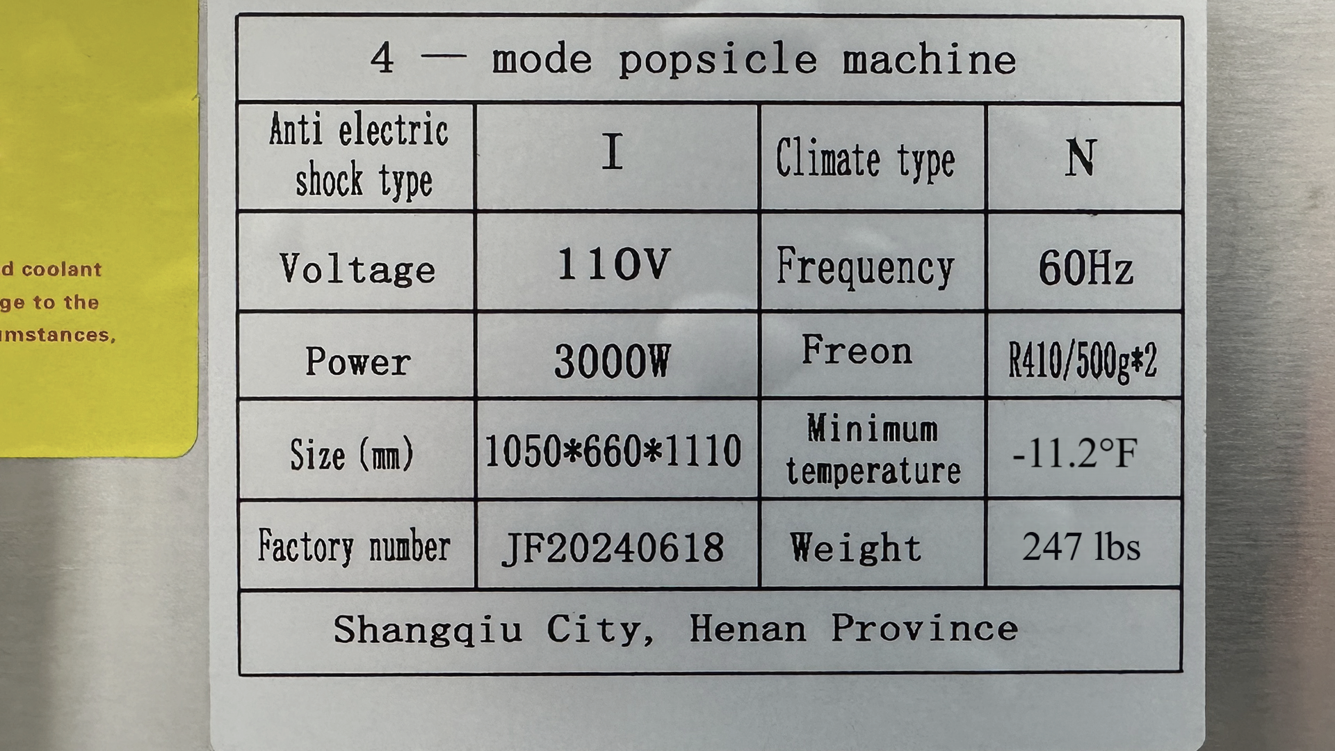 Commercial Popsicle Machine ice pop maker BPZ-04