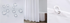 Elite Kitchen 72"x72" Shower Curtain Liner with Hooks - White
