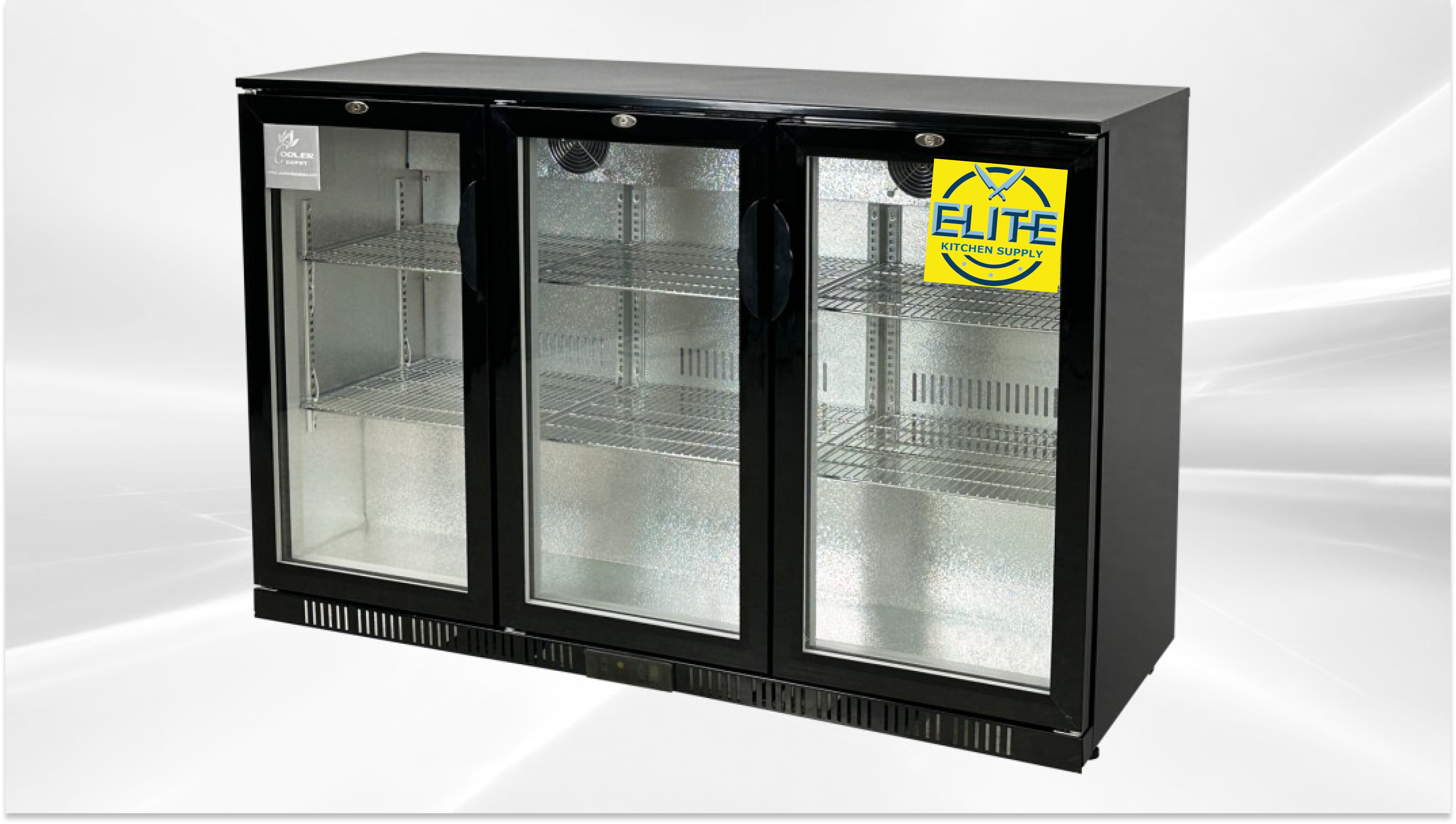 NSF Merchandiser Beverage back bar cooler swing door BBT350L