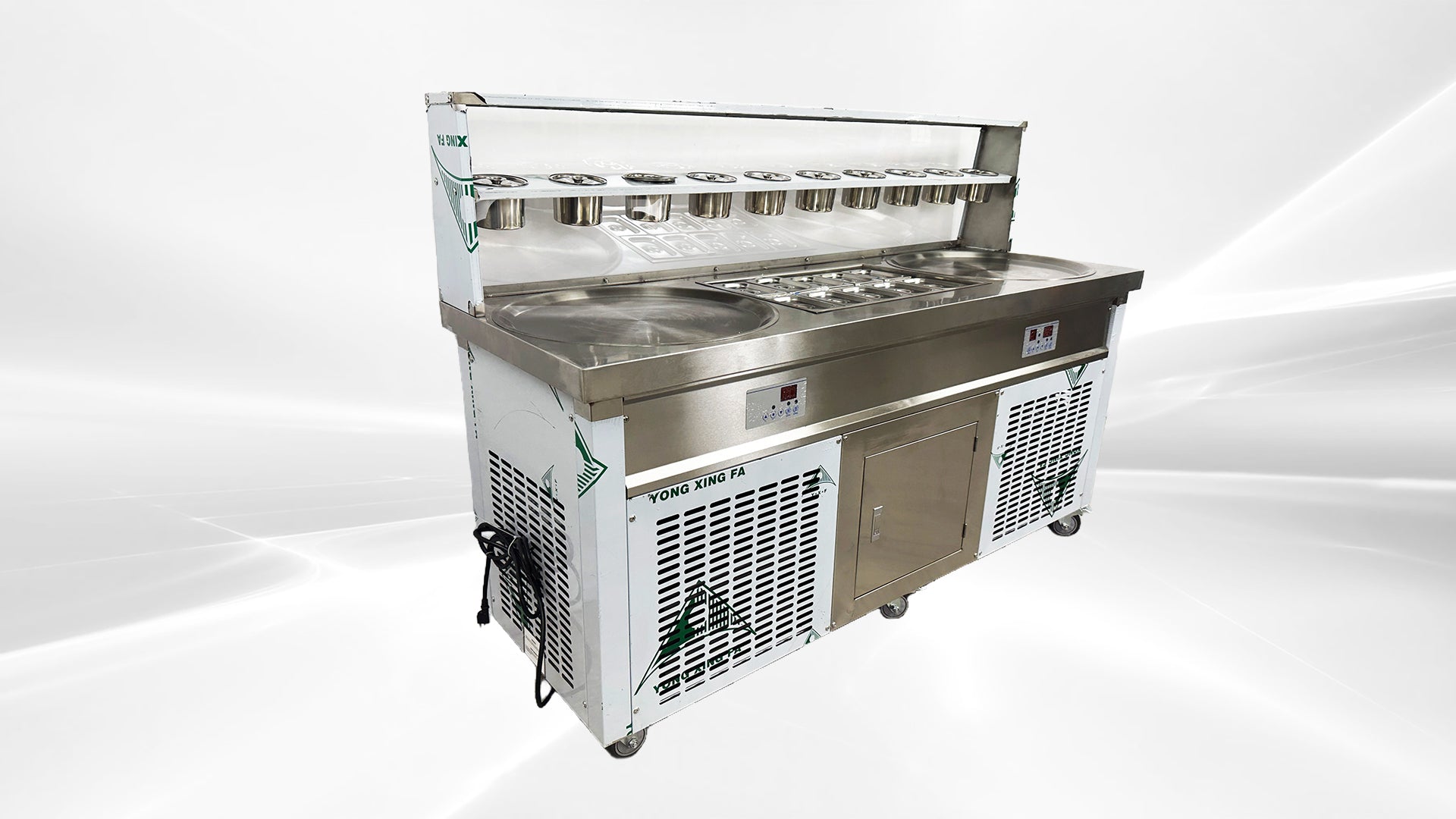 NSF two pan fried ice cream roll machine KO2000P-72